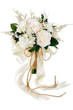 Elegant Round Silk Flower Bridal Bouquets/Bridesmaid Bouquets
