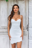Ivory A Line Detachable Spaghetti Straps Lace Wedding Dress