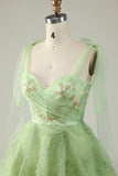 Green A Line Sweetheart Short Homecoming Dress with Sequins