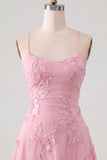 Dark Green A Line Short Homecoming Dress with Lace-up Back