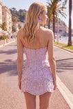 Sweetheart Bodycon Blue Homecoming Dress with Beading