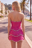 Sweetheart Bodycon Blue Homecoming Dress with Beading