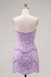 Sweetheart Bodycon Blue Homecoming Dress with Beading