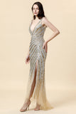 Women's Golden Prom Dress U.S. Warehouse Stock Clearance - Only $49.9