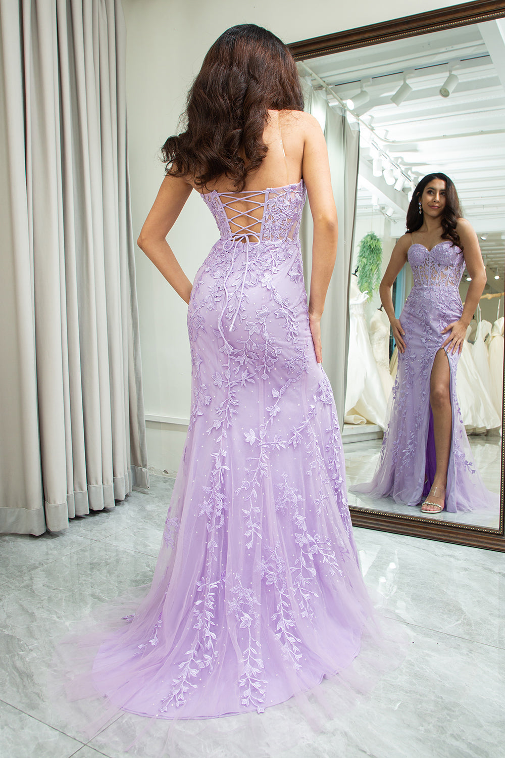 Homecoming Dress Womens Light Purple Dress Light Purple High Neck Lavender Cocktail Dress With Applique And Homecoming Dress Womens Light Purple Dress Light Purple High Neck Lavender Cocktail Dress With Applique And