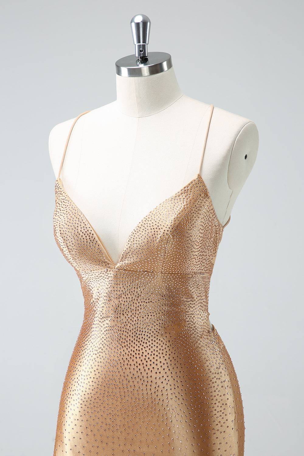 Wedtrend Women Gorgeous Golden Tight Homecoming Dress with Beading Spaghetti Straps Corset Short Cocktail Dress WEDTREND Wedtrend Women Gorgeous Golden Tight Homecoming Dress with Beading Spaghetti Straps Corset Short Cocktail Dress WEDTREND
