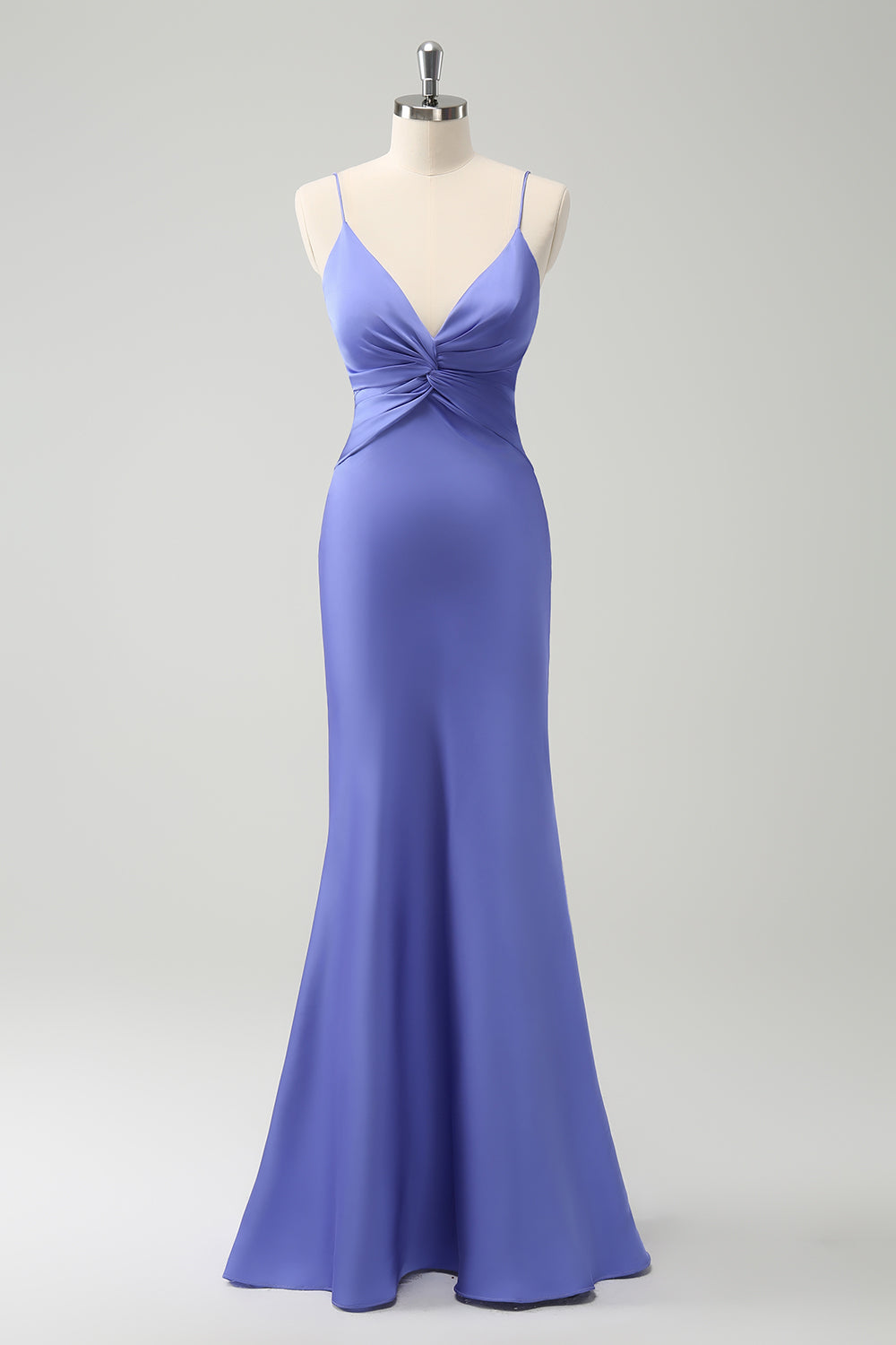 Wedtrend Women Elegant Purple Bridesmaid Dress A Line Front Criss Cross Ruched Long Wedding Party Guest Dress – WEDTREND