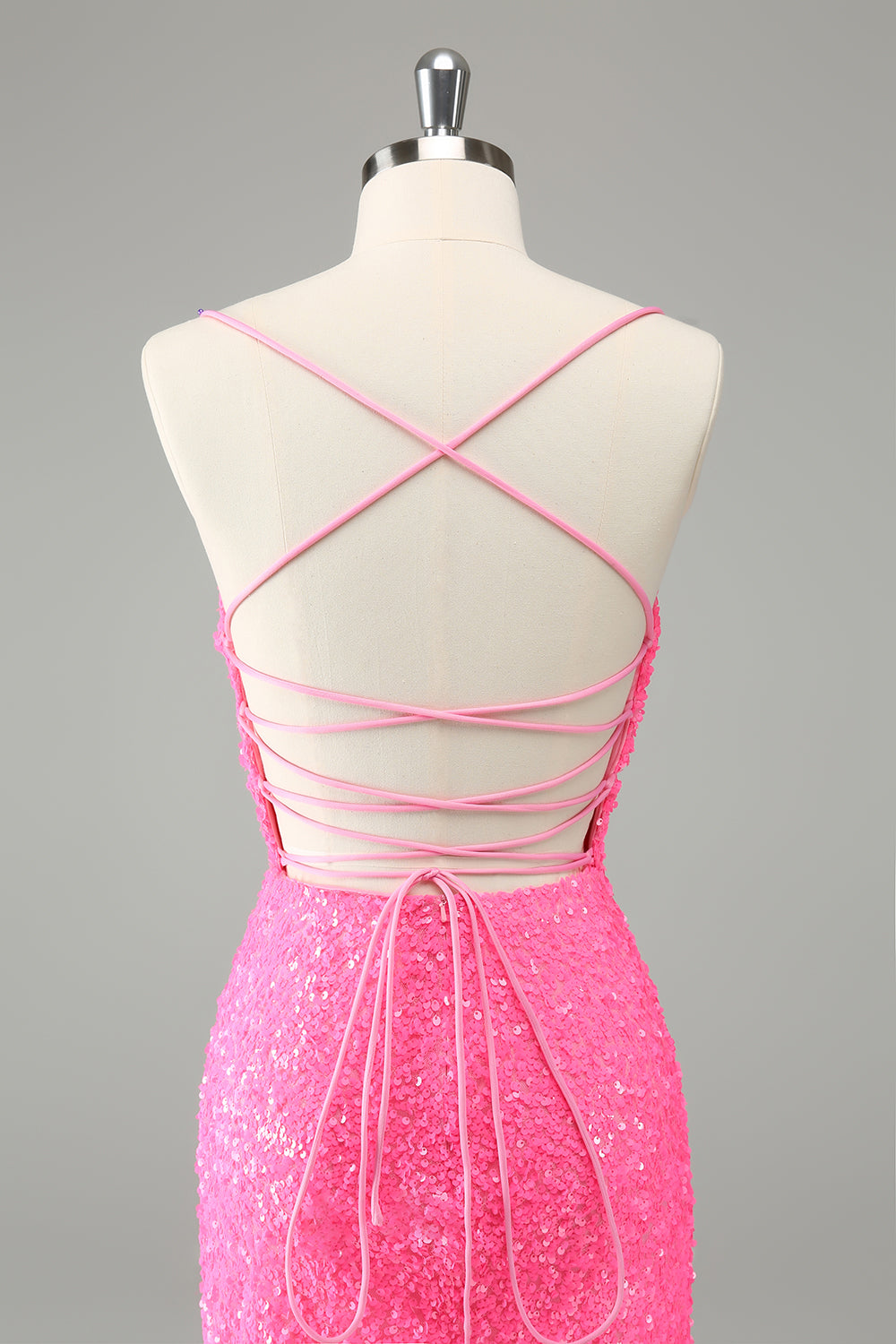 Wedtrend Women Chic Glitter Short Homecoming Dress Hot Pink Bodycon Spaghetti Straps Sequins Cocktail Party Dress WEDTREND Wedtrend Women Chic Glitter Short Homecoming Dress Hot Pink Bodycon Spaghetti Straps Sequins Cocktail Party Dress WEDTREND