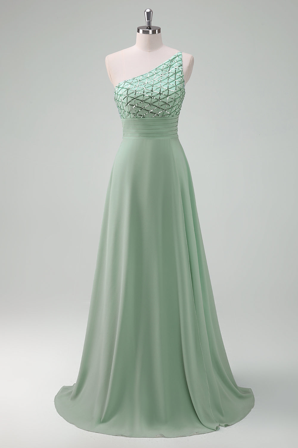 Wedtrend Women Sparkly Green Bridesmaid Dress A Line One Shoulder Floor Length Wedding Party Guest Dress WEDTREND Wedtrend Women Sparkly Green Bridesmaid Dress A Line One Shoulder Floor Length Wedding Party Guest Dress WEDTREND
