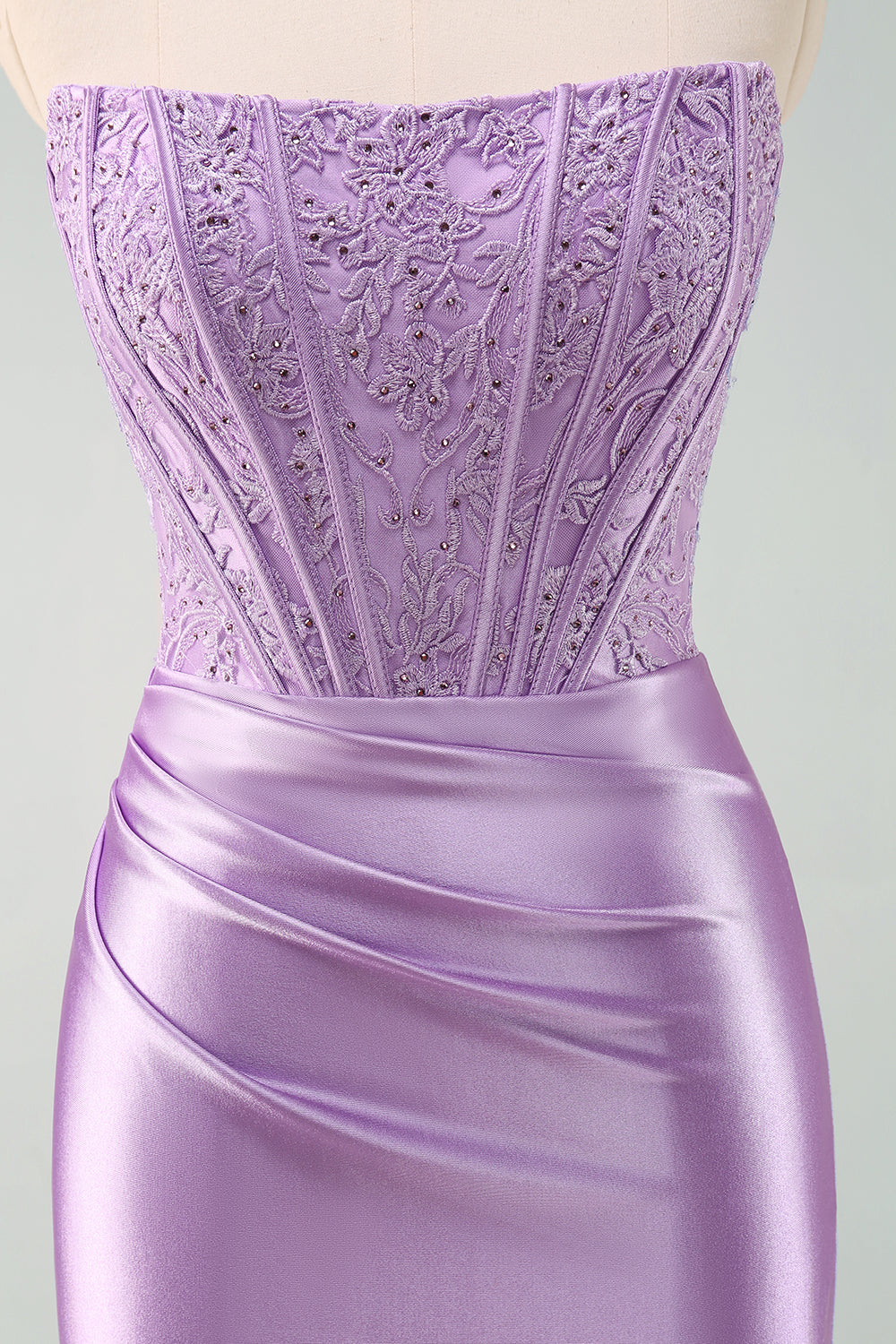 Wedtrend Women Sparkly Purple Bodycon Homecoming Dress With Beading Strapless Pleated Corset Short Prom Dress WEDTREND Wedtrend Women Sparkly Purple Bodycon Homecoming Dress With Beading Strapless Pleated Corset Short Prom Dress WEDTREND