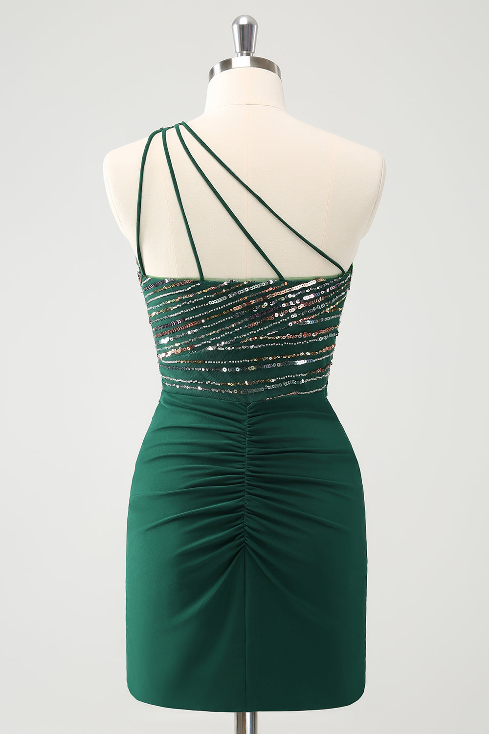 Wedtrend Women Sparkly Dark Green Homecoming Dress with Sequins Bodycon One Shoulder Pleated Short Cocktail Party Dress WEDTREND Wedtrend Women Sparkly Dark Green Homecoming Dress with Sequins Bodycon One Shoulder Pleated Short Cocktail Party Dress WEDTREND