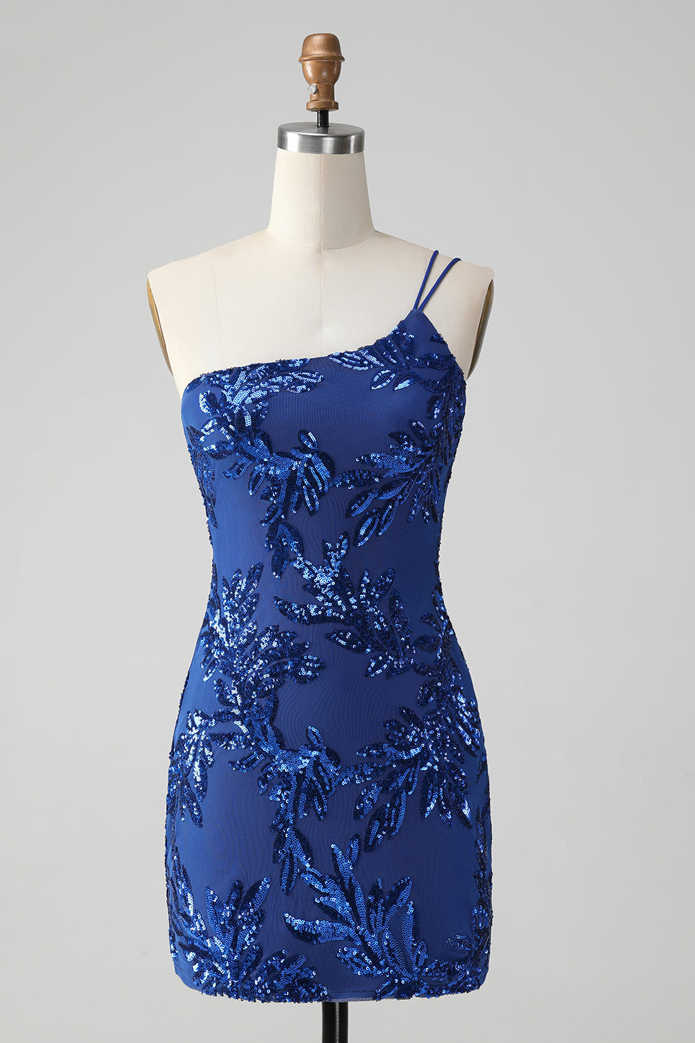Wedtrend Women Classy Sparkly Bodycon Royal Blue Homecoming Dress with Embroidery One Shoulder Sequins Cocktail Party Dress WEDTREND Wedtrend Women Classy Sparkly Bodycon Royal Blue Homecoming Dress with Embroidery One Shoulder Sequins Cocktail Party Dress WEDTREND