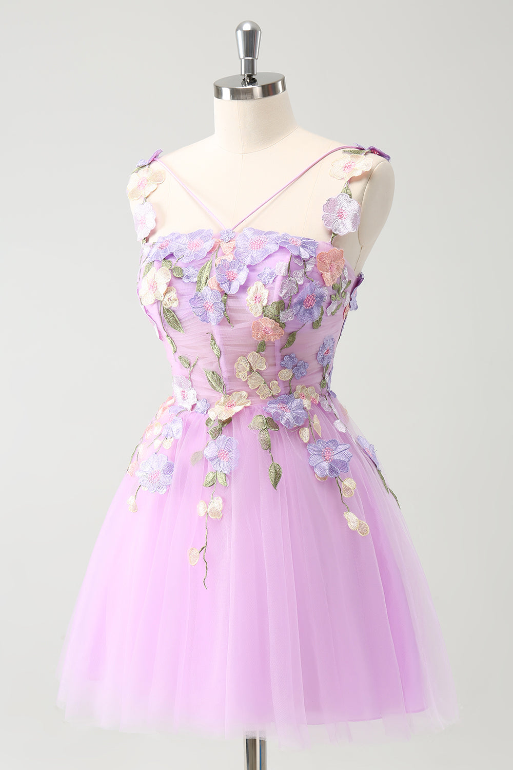 Wedtrend Women Gorgeous Purple Homecoming Dress with 3D Flowers A Line Corset Short Wedding Party Dress WEDTREND Wedtrend Women Gorgeous Purple Homecoming Dress with 3D Flowers A Line Corset Short Wedding Party Dress WEDTREND