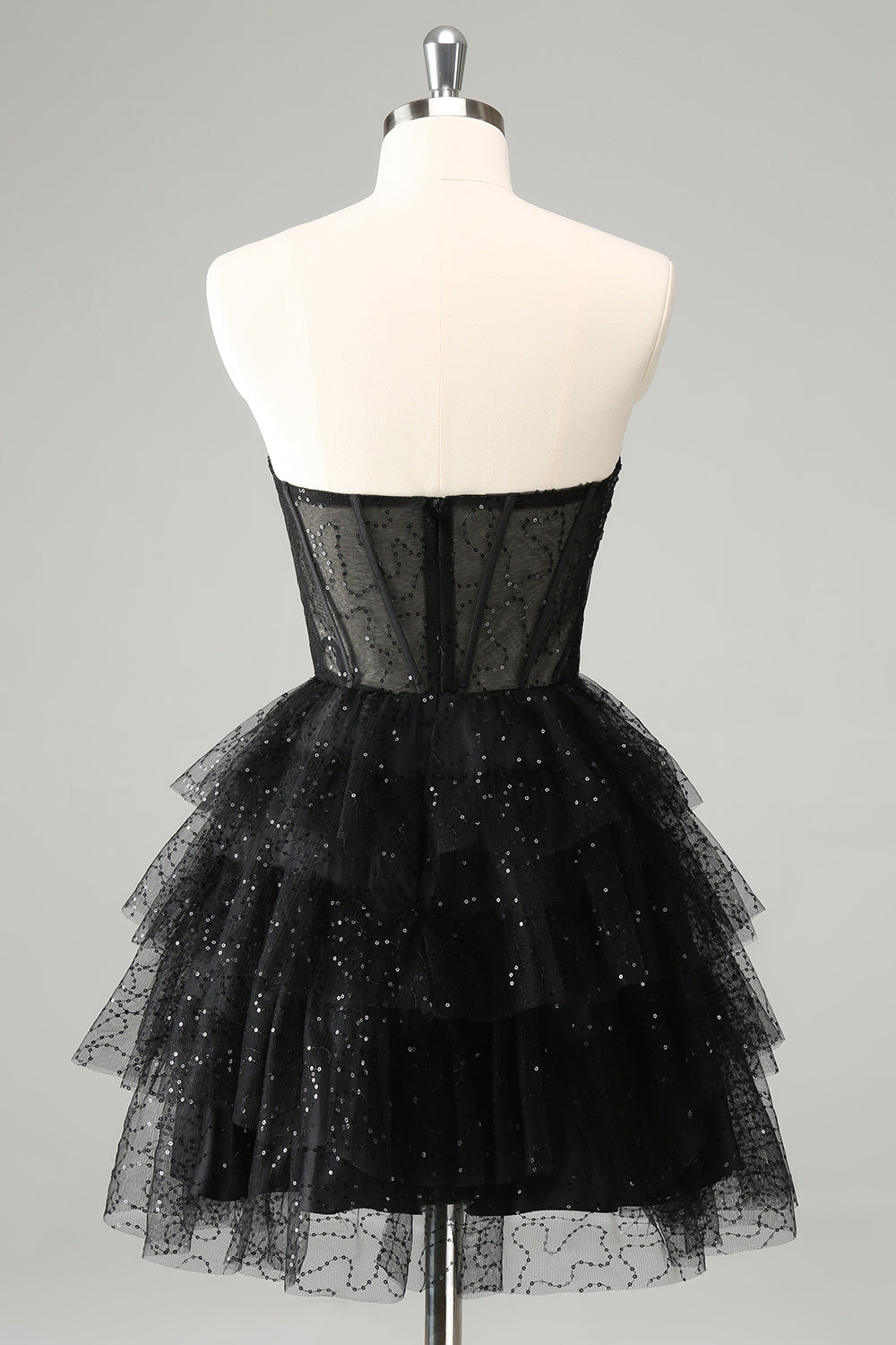 Wedtrend Women Cute Sparkly Black Homecoming Dress with Sequins A Line Sweetheart Pleated Corset Cocktail Party Dress WEDTREND Wedtrend Women Cute Sparkly Black Homecoming Dress with Sequins A Line Sweetheart Pleated Corset Cocktail Party Dress WEDTREND