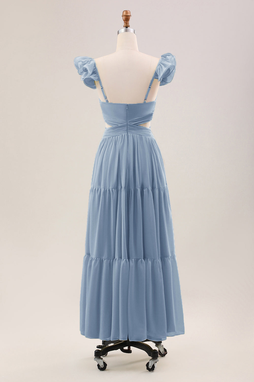 light blue and yellow bridesmaid dresses Zapaka Women Lemon Yellow Bridesmaid Dress with Slit A Line Keyhole Long Wedding Party Guest Dress, Lemon Yellow / US10