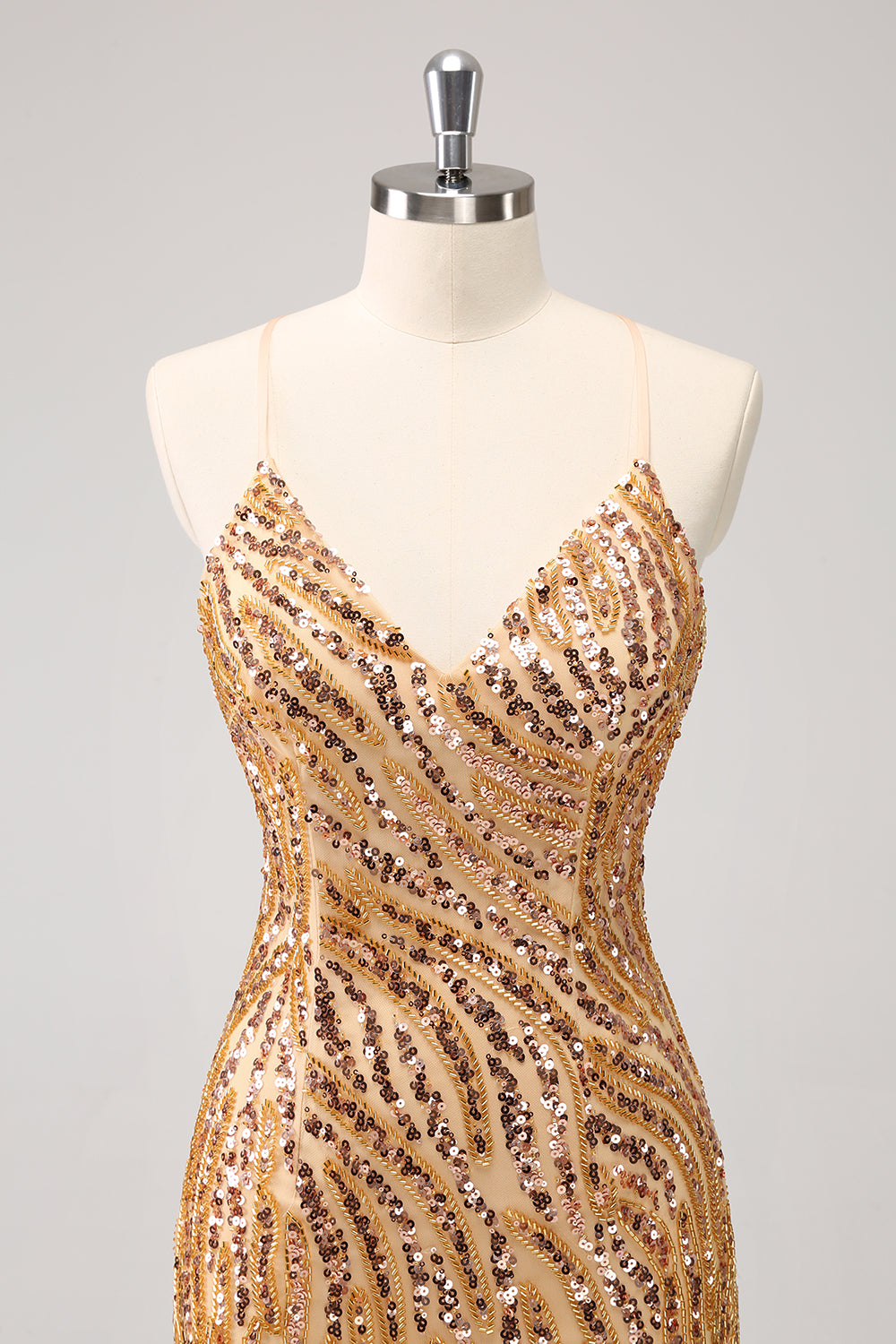 Wedtrend Women Sparkly Unique Gold Homecoming Dress with Tassel Bodycon Spaghetti Straps Sequin Tight Cocktail Party Dress WEDTREND Wedtrend Women Sparkly Unique Gold Homecoming Dress with Tassel Bodycon Spaghetti Straps Sequin Tight Cocktail Party Dress WEDTREND