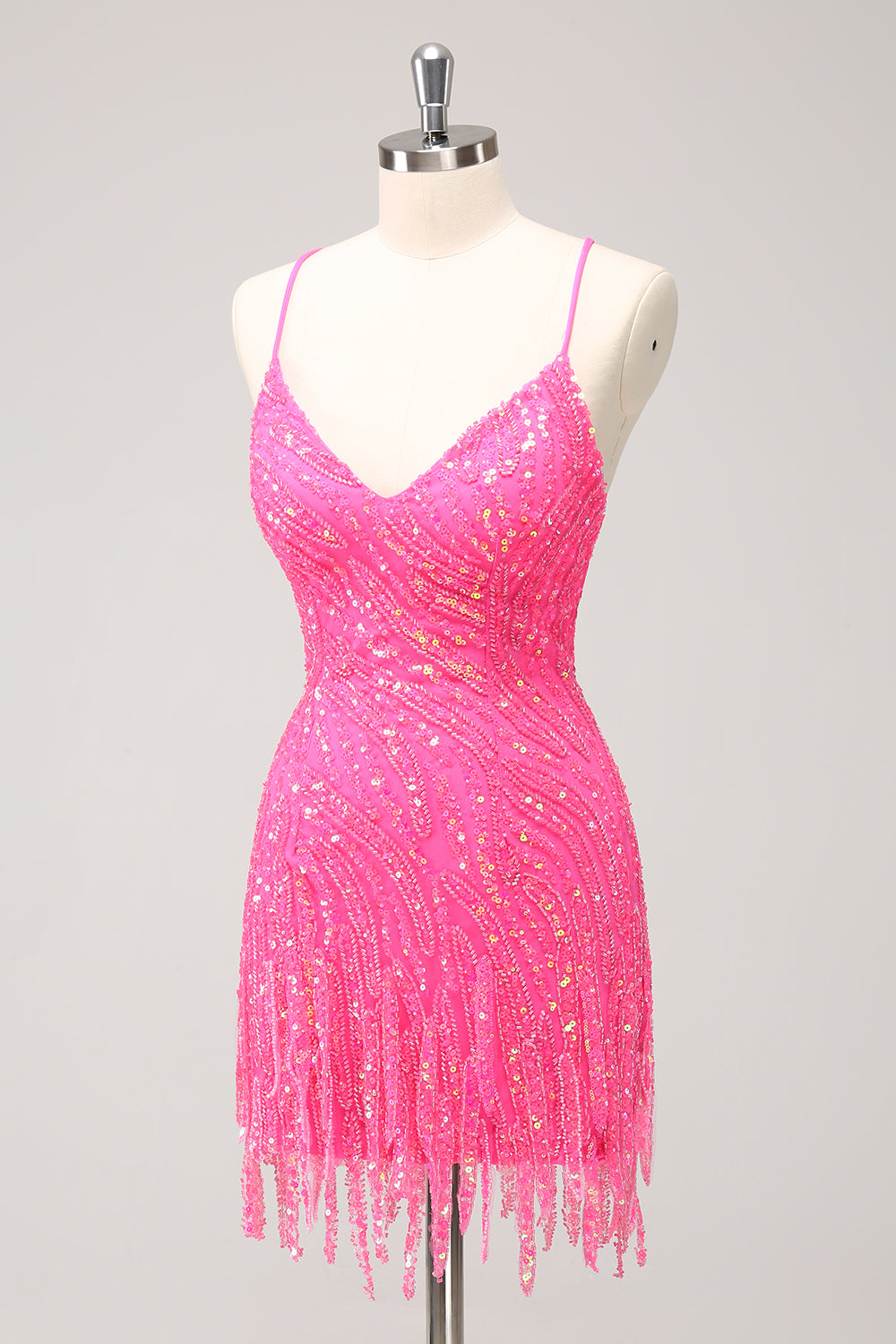 Wedtrend Women Sparkly Unique Gold Homecoming Dress with Tassel Bodycon Spaghetti Straps Sequin Tight Cocktail Party Dress, Gold / US4 Wedtrend Women Sparkly Unique Gold Homecoming Dress with Tassel Bodycon Spaghetti Straps Sequin Tight Cocktail Party Dress, Gold / US4