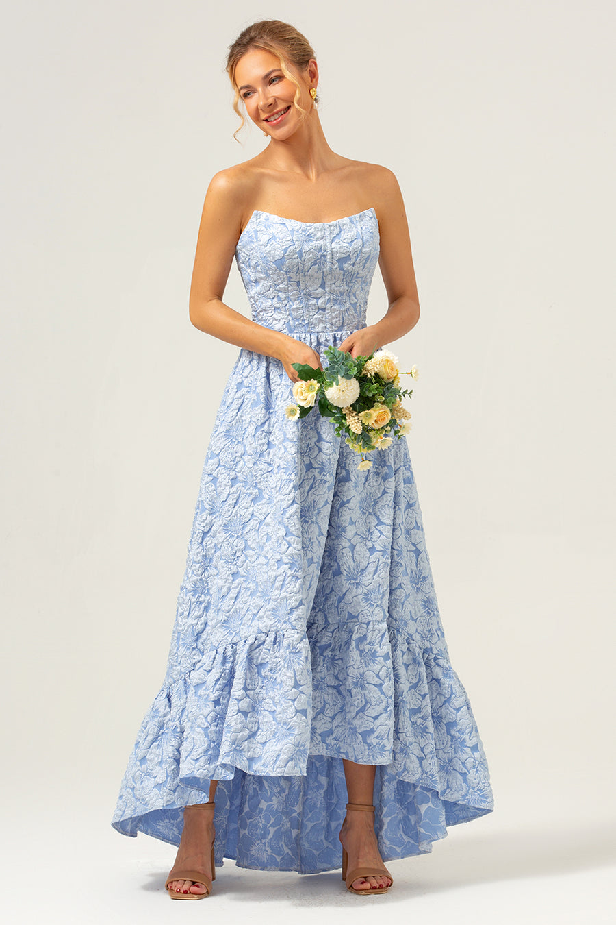 princess polly baby blue dress Blue Bridesmaid Dresses main image 1