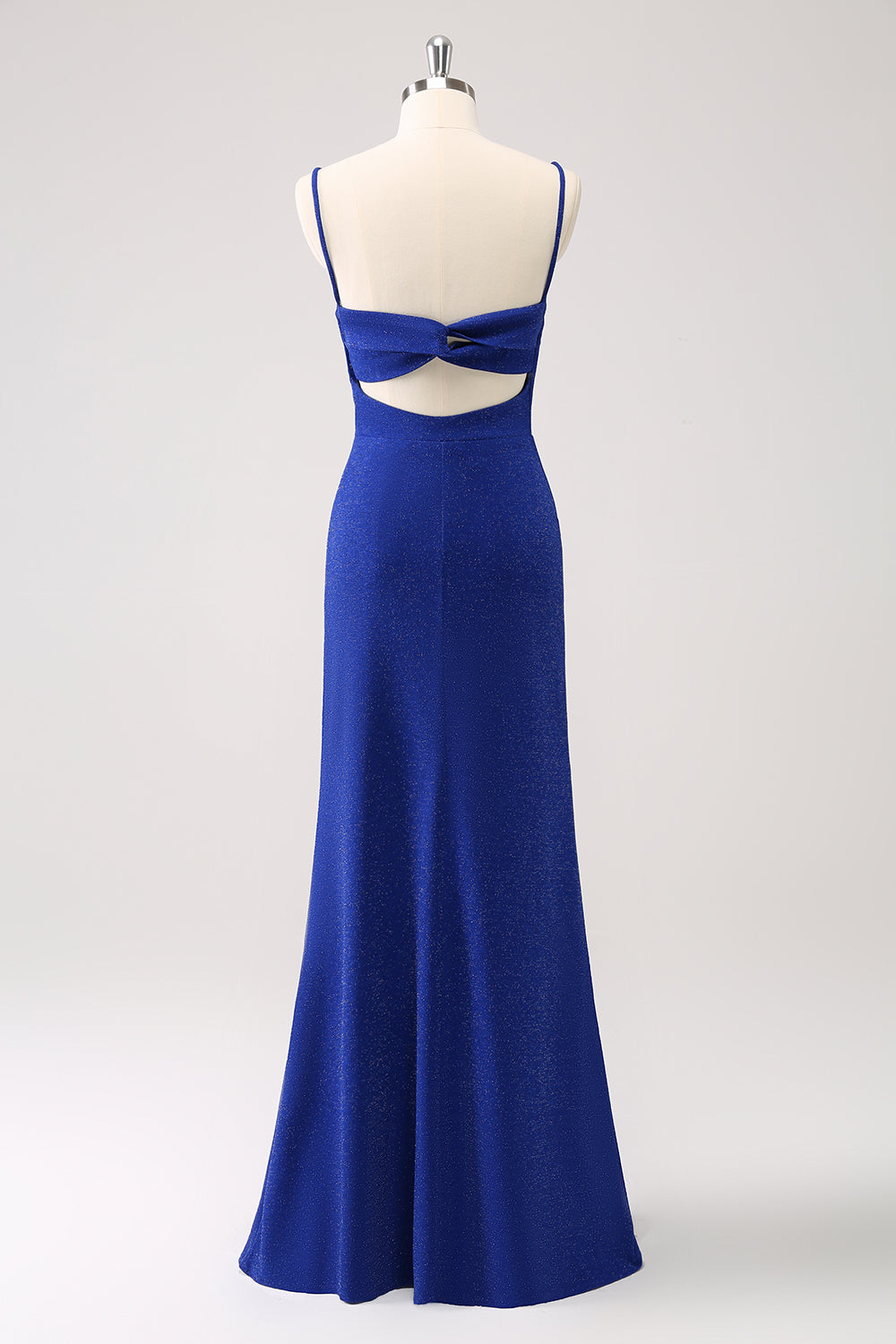 Wedtrend Women Sparkly Dark Blue Prom Dress Mermaid Twist Front Wedding Party Guest Dress with Slit WEDTREND Wedtrend Women Sparkly Dark Blue Prom Dress Mermaid Twist Front Wedding Party Guest Dress with Slit WEDTREND