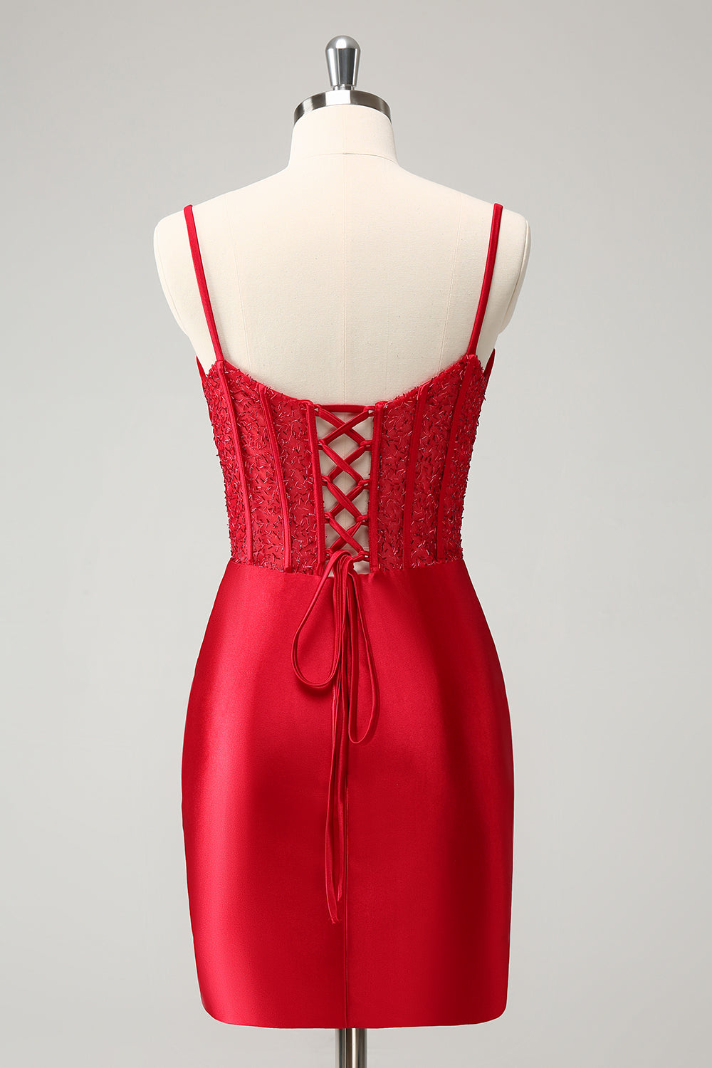 Wedtrend Women Stylish Red Homecoming Dress with Lace Up Back Bodycon Corset Short Cocktail Party Dress WEDTREND Wedtrend Women Stylish Red Homecoming Dress with Lace Up Back Bodycon Corset Short Cocktail Party Dress WEDTREND