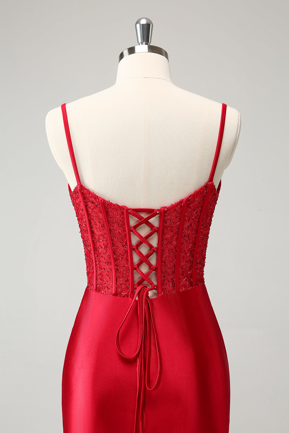 Wedtrend Women Stylish Gold Homecoming Dress with Lace Up Back Bodycon Corset Short Cocktail Party Dress, Red / US18W Wedtrend Women Stylish Gold Homecoming Dress with Lace Up Back Bodycon Corset Short Cocktail Party Dress, Red / US18W