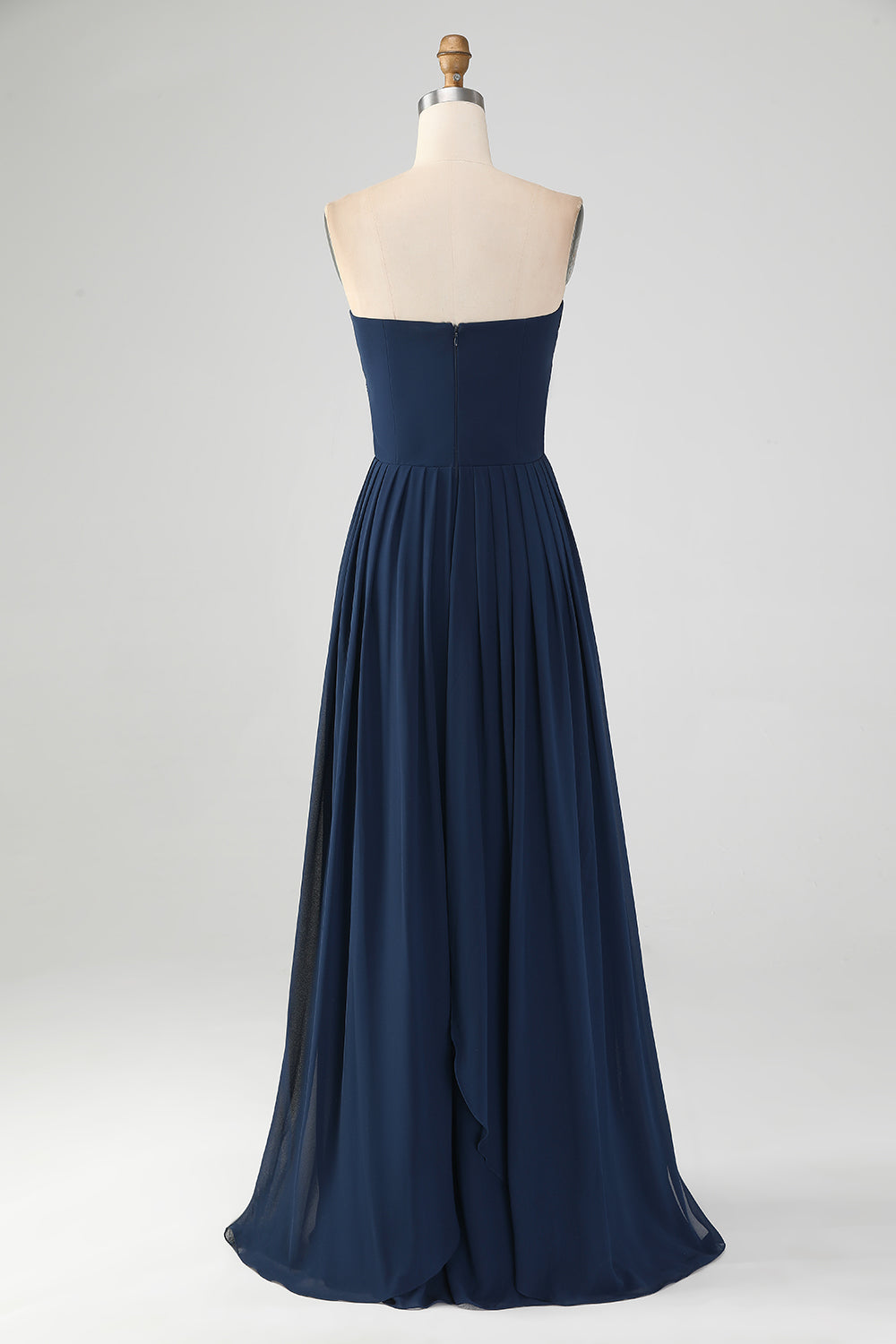Wedtrend Women Navy Long Bridesmaid Dress A Line Sweetheart Pleated Floor Length Wedding Party Dress, Navy / US2 Wedtrend Women Navy Long Bridesmaid Dress A Line Sweetheart Pleated Floor Length Wedding Party Dress, Navy / US2