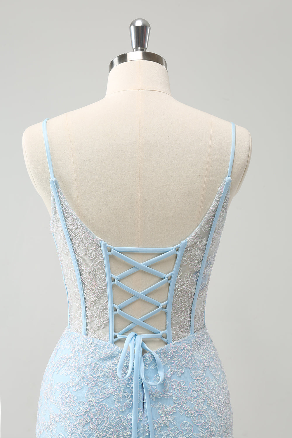Wedtrend Women Tight Light Blue Homecoming Dresses Corset Spaghetti Straps Short Cocktail Dress with Appliques WEDTREND Wedtrend Women Tight Light Blue Homecoming Dresses Corset Spaghetti Straps Short Cocktail Dress with Appliques WEDTREND
