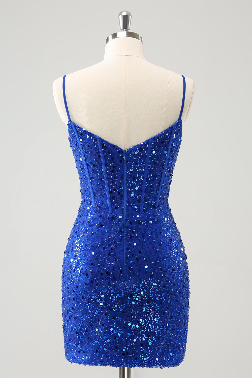 Wedtrend Women Sparkly Royal Blue Tight Homecoming Dress Corset Short Spaghetti Straps Sequined Hoco Dress WEDTREND Wedtrend Women Sparkly Royal Blue Tight Homecoming Dress Corset Short Spaghetti Straps Sequined Hoco Dress WEDTREND