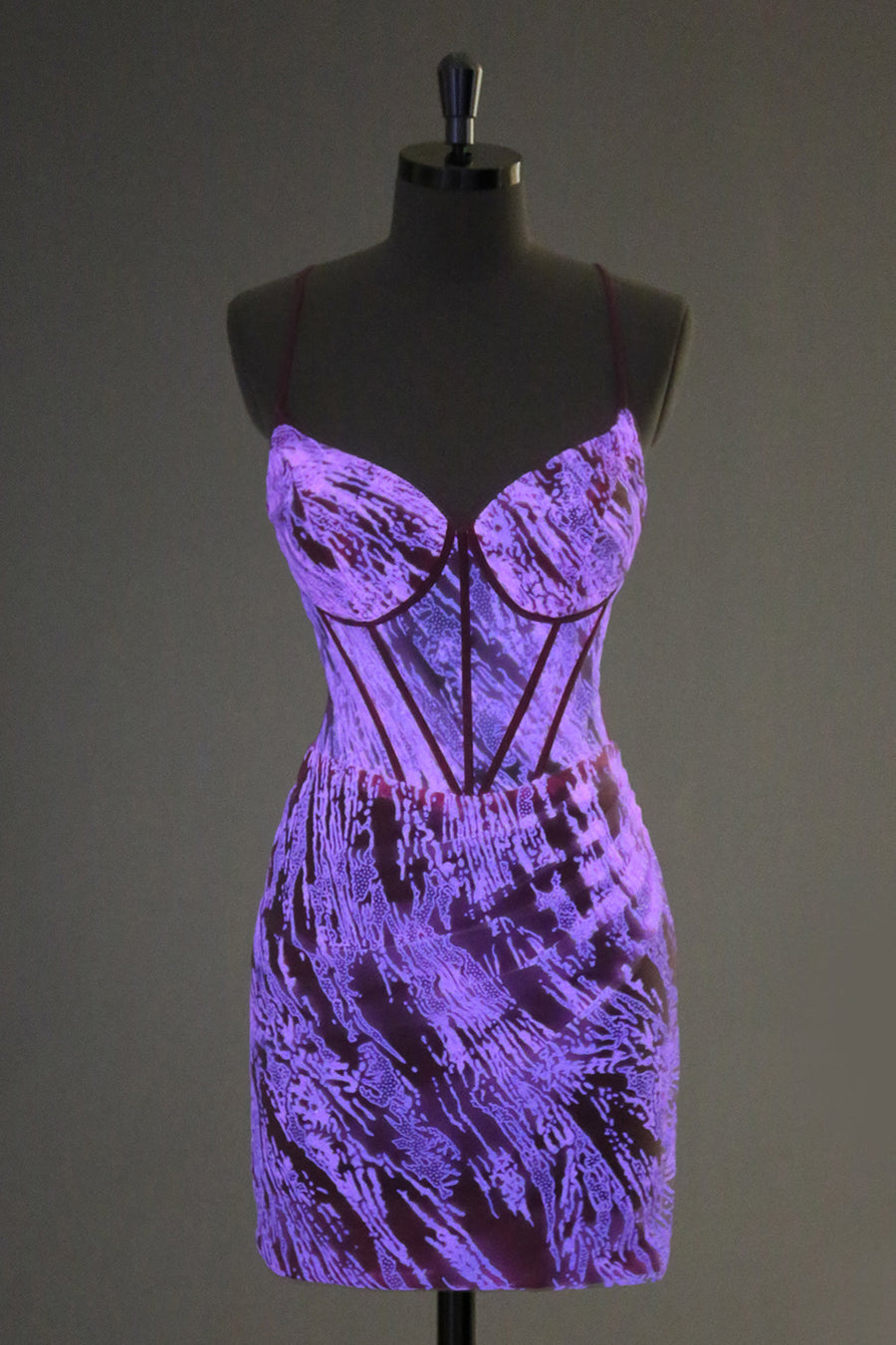 sachin and babi light blue dress Glow In The Dark Collection - Long and Short Gowns
