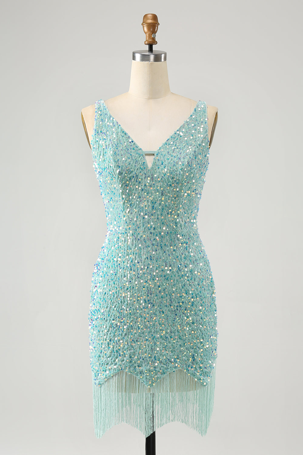 Wedtrend Women Sparkly Sage Short Homecoming Dress with Tassels Bodycon Spaghetti Straps Sequin Cocktail Dress WEDTREND Wedtrend Women Sparkly Sage Short Homecoming Dress with Tassels Bodycon Spaghetti Straps Sequin Cocktail Dress WEDTREND