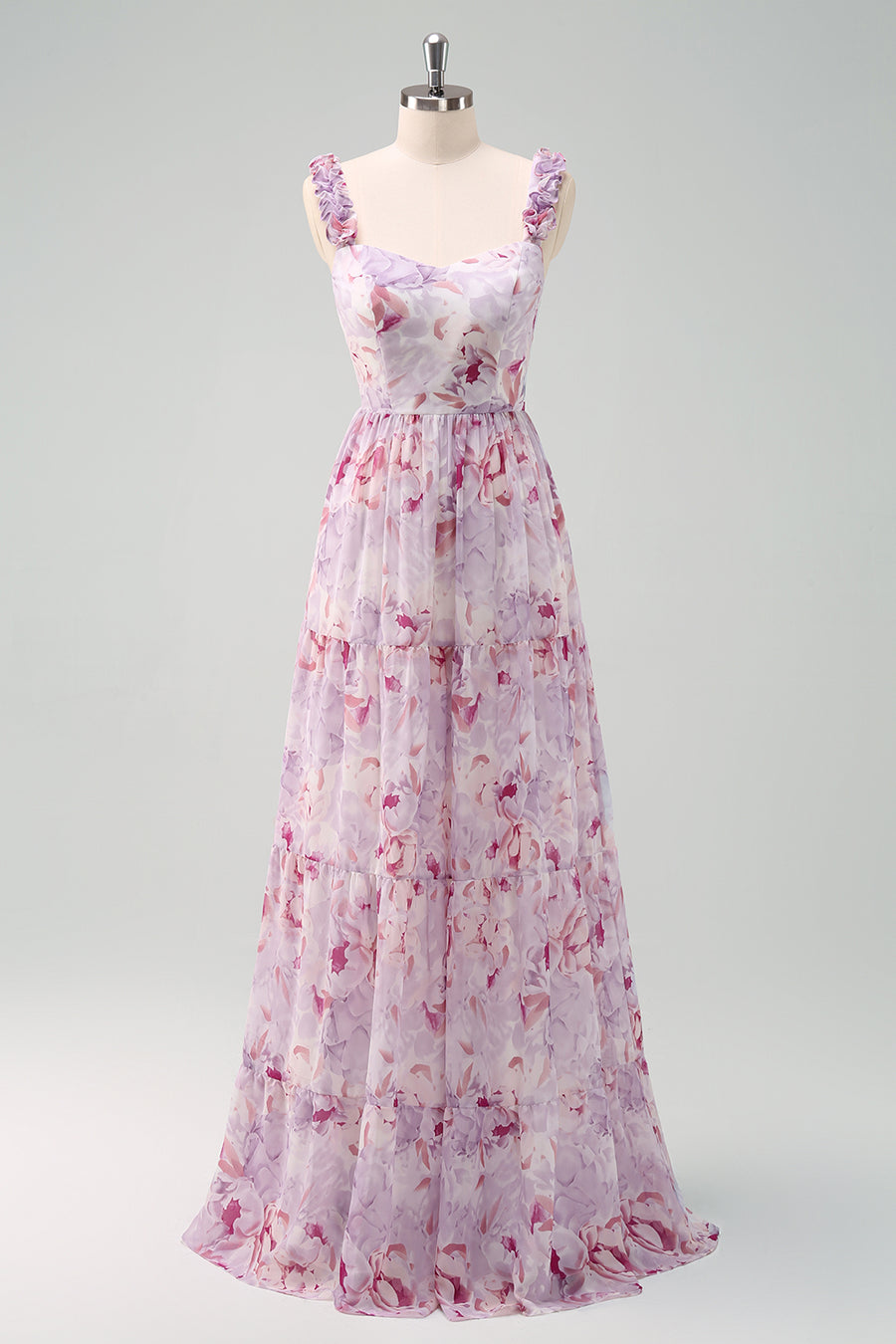 Purple Floral Dresses Online - Wedtrend  WEDTREND