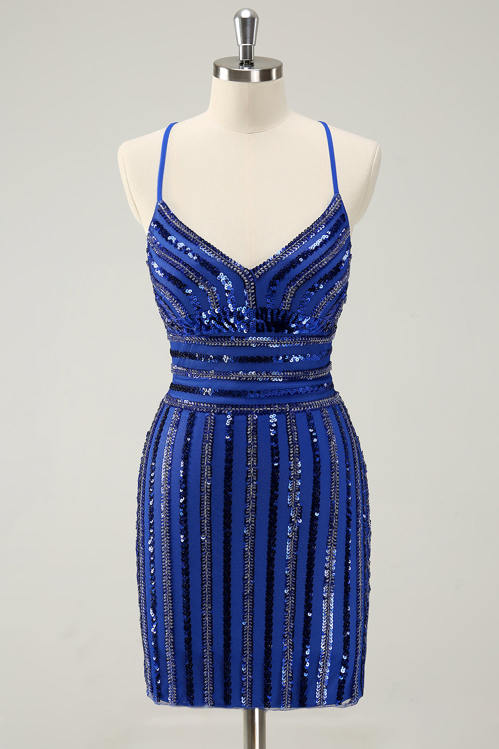 Wedtrend Women Stylish Sparkly Royal Blue Homecoming Dress with Beading Lace Up Back Sequin Tight Party Dress WEDTREND Wedtrend Women Stylish Sparkly Royal Blue Homecoming Dress with Beading Lace Up Back Sequin Tight Party Dress WEDTREND