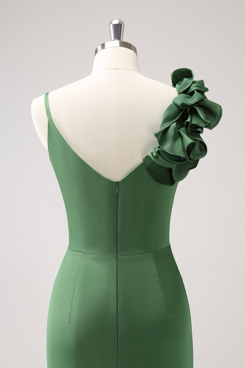 Wedtrend Women Olive Green Bridesmaid Dress with Slit Sheath Spaghetti Straps Pleated Satin Long Wedding Party Guest Dress WEDTREND Wedtrend Women Olive Green Bridesmaid Dress with Slit Sheath Spaghetti Straps Pleated Satin Long Wedding Party Guest Dress WEDTREND
