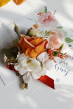 Wedding Decorations Decorative Flowers Groom Boutonniere Homecoming Wrist Corsage
