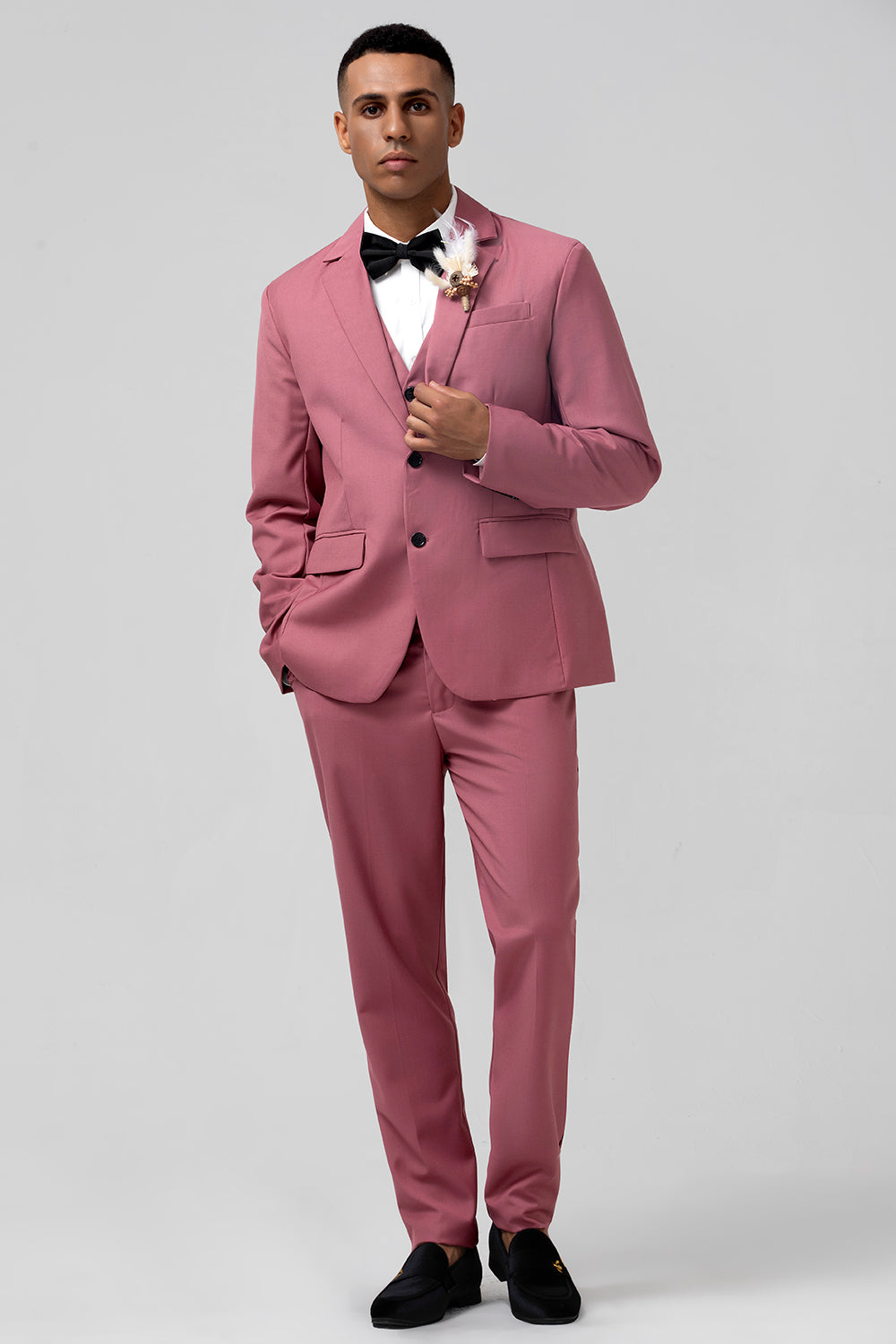 Wedtrend Men's Wedding Suits Coral Notch Lapel Single Breasted 3 Piece Prom Suits – WEDTREND Wedtrend Men's Wedding Suits Coral Notch Lapel Single Breasted 3 Piece Prom Suits – WEDTREND