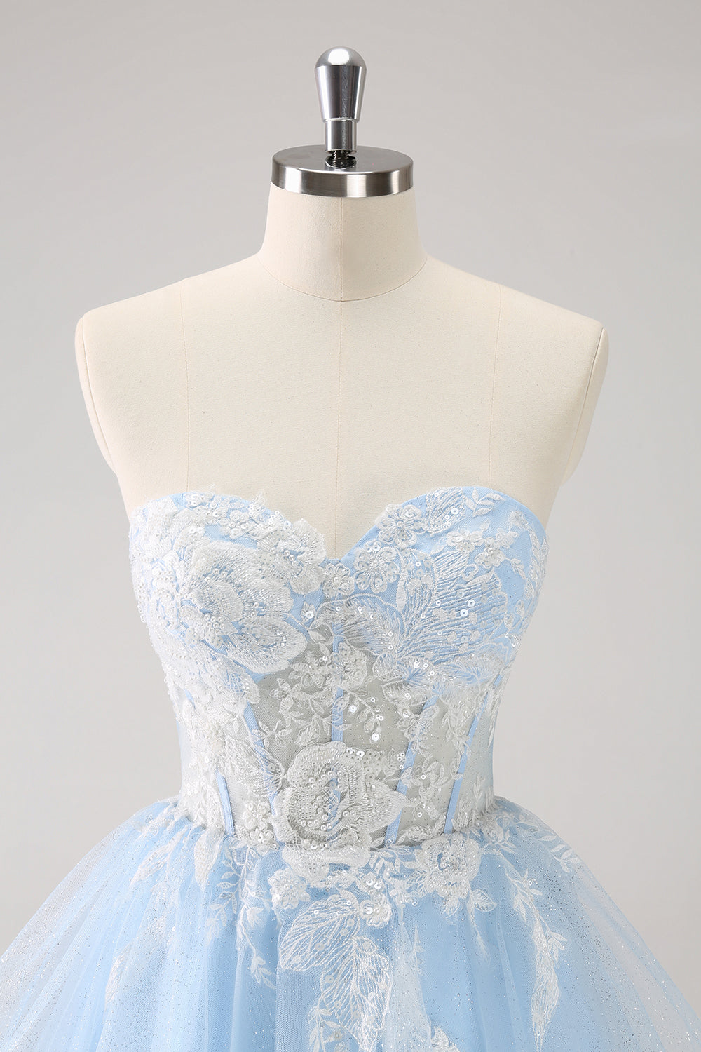Wedtrend Women Sparkly Blue Homecoming Dress with Appliques A Line Corset Sequin Short Cocktail Dress WEDTREND Wedtrend Women Sparkly Blue Homecoming Dress with Appliques A Line Corset Sequin Short Cocktail Dress WEDTREND