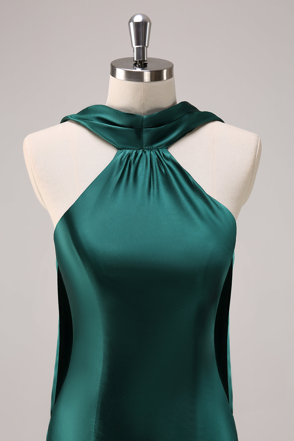 Wedtrend Women Dark Green Satin Bridesmaid Dress Mermaid Halter Floor Length Wedding Guest Dress WEDTREND Wedtrend Women Dark Green Satin Bridesmaid Dress Mermaid Halter Floor Length Wedding Guest Dress WEDTREND