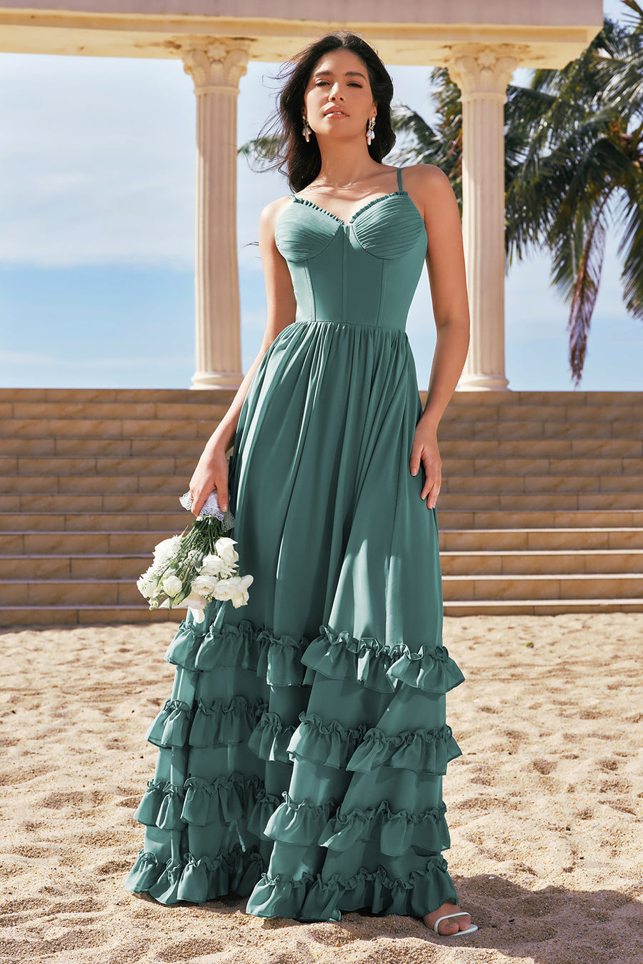 Eucalyptus Bridesmaid Dresses for Women WEDTREND Eucalyptus Bridesmaid Dresses for Women WEDTREND