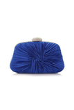 Glitter Ruched Evening Wedding Bridal Clutch Purse
