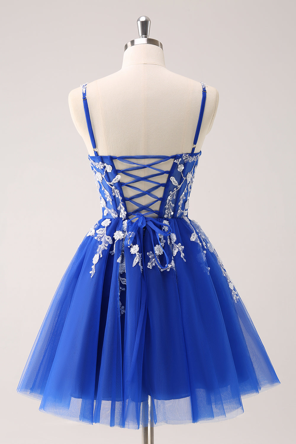 Wedtrend Women Royal Blue Homecoming Dress with Appliques A Line