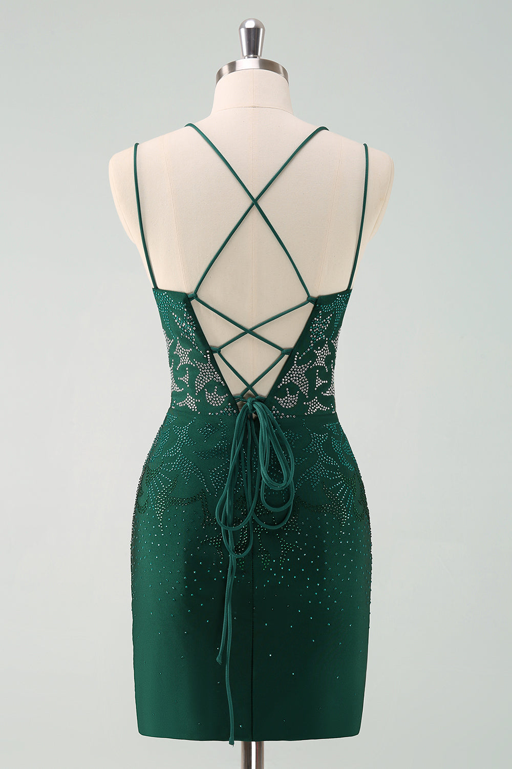 Wedtrend Women Glitter Dark Green Homecoming Dresses Beading Tight Spaghetti Straps Short Cocktail Dress WEDTREND Wedtrend Women Glitter Dark Green Homecoming Dresses Beading Tight Spaghetti Straps Short Cocktail Dress WEDTREND