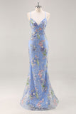 Sparkly Pink Mermaid V Neck Sequins Long Prom Dress with Lace Up Back