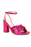 Sparkly Golden Bow Women High Heels
