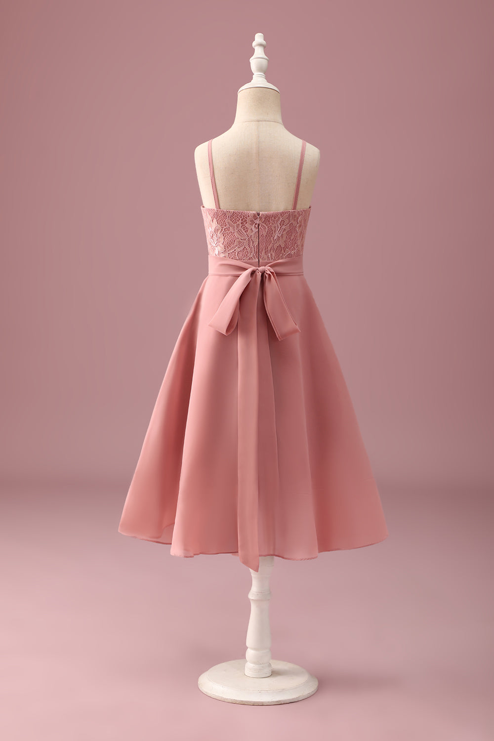 Wedtrend Women Blush Halter Neck A-Line Chiffon Junior Bridesmaid Dress with Ruffles WEDTREND Wedtrend Women Blush Halter Neck A-Line Chiffon Junior Bridesmaid Dress with Ruffles WEDTREND