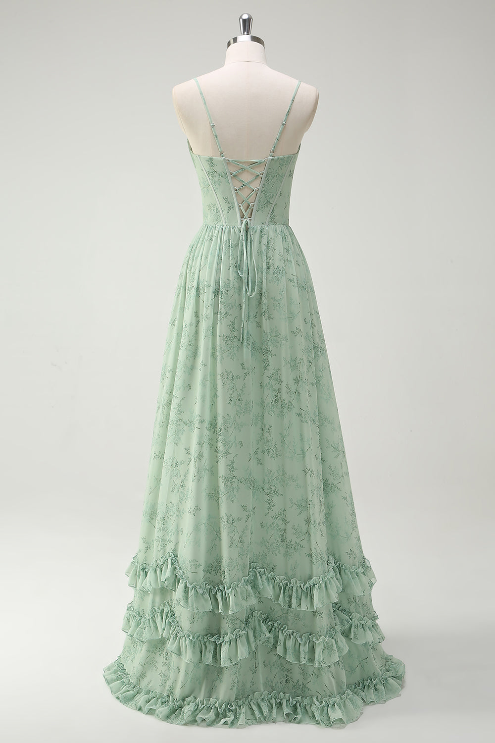 white christmas dresses Wedtrend Women Green Floral Bridesmaid Dress with Ruffle Slit Lace Up Back A-Line Cowl Neck Corset Long Wedding Guest Dress, Green Flower / US8 white christmas dresses Wedtrend Women Green Floral Bridesmaid Dress with Ruffle Slit Lace Up Back A-Line Cowl Neck Corset Long Wedding Guest Dress, Green Flower / US8