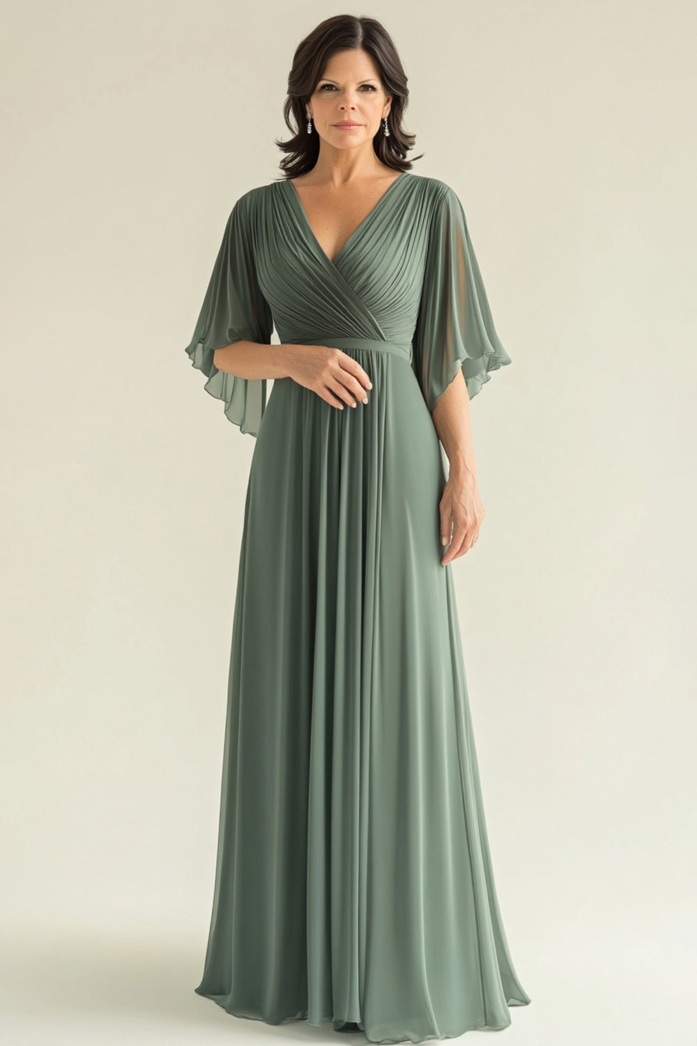 agave green bridesmaid dress Azazie Nyah
