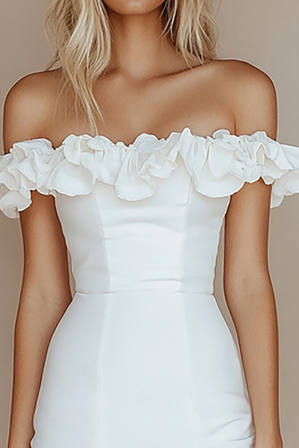 Wedtrend Women Bodycon Graduation Dress Off The Shoulder Strapless Satin Ruffled Short Cocktail Dress WEDTREND Wedtrend Women Bodycon Graduation Dress Off The Shoulder Strapless Satin Ruffled Short Cocktail Dress WEDTREND