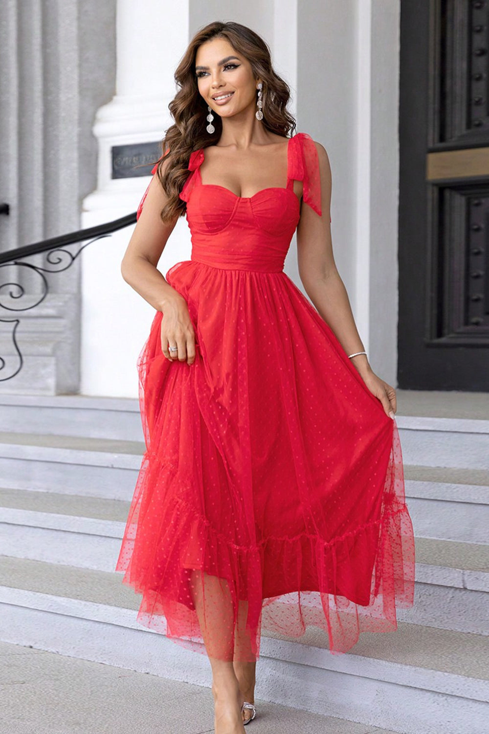 Wedtrend Women A Line Black Wedding Guest Dress with Bow Spaghetti Straps Sweetheart Pleated Long Party Dress WEDTREND Wedtrend Women A Line Black Wedding Guest Dress with Bow Spaghetti Straps Sweetheart Pleated Long Party Dress WEDTREND