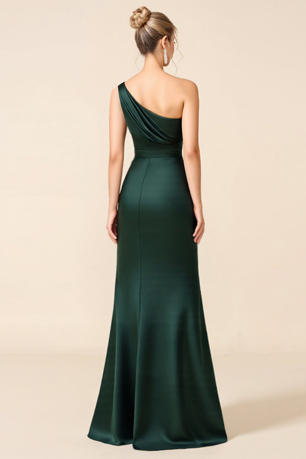 pine bridesmaid dresses Azazie Jesaphine