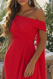Black One Shoulder Sheath Formal Dress with Cape